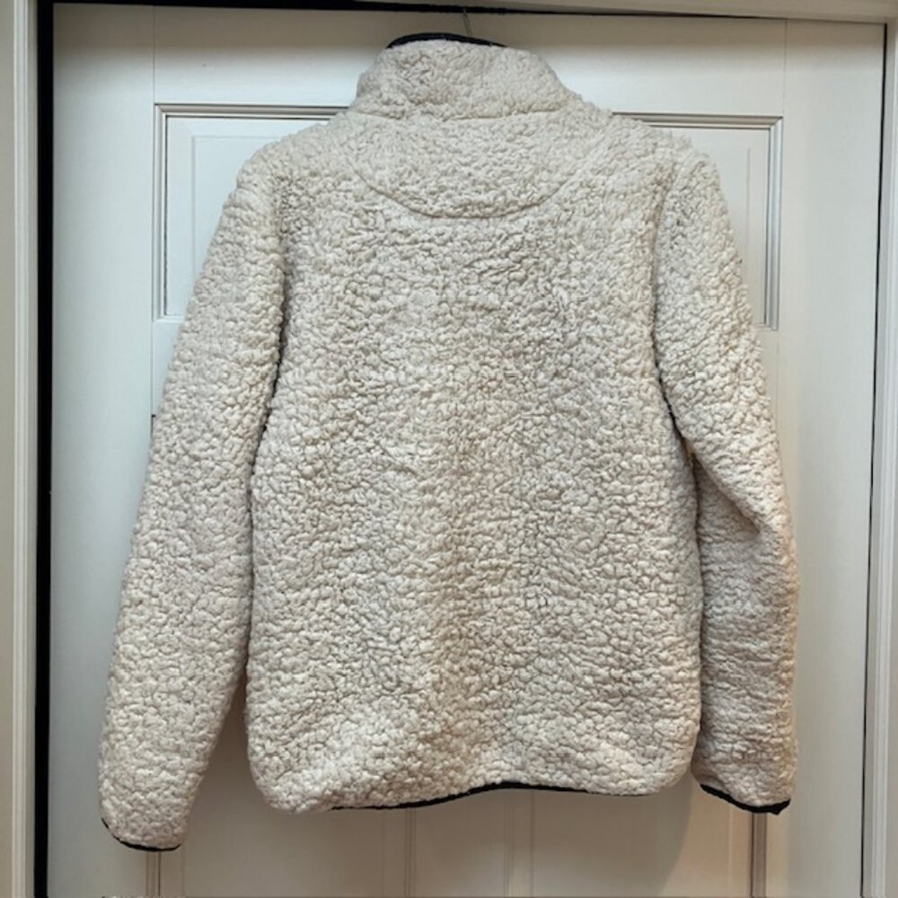 Thread &Supply cream colored wubby fleece ¼ zip pullover S - Picture 3 of 9